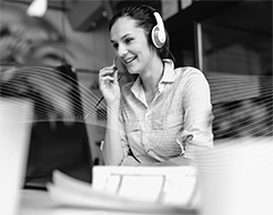 Woman talking on the phone